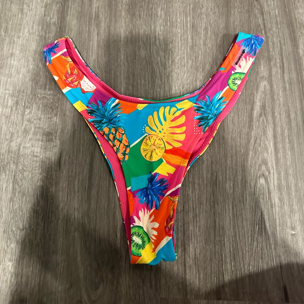 Blackbough Martini High Rise Cheeky Tropical Bikini Bottoms